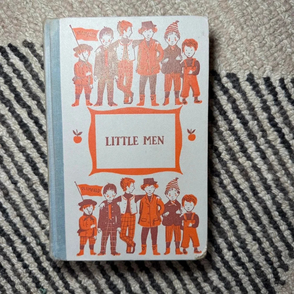 Little Men Louisa May Alcott 1955 Junior‎ Deluxe Edition Hardcover Illustrated
